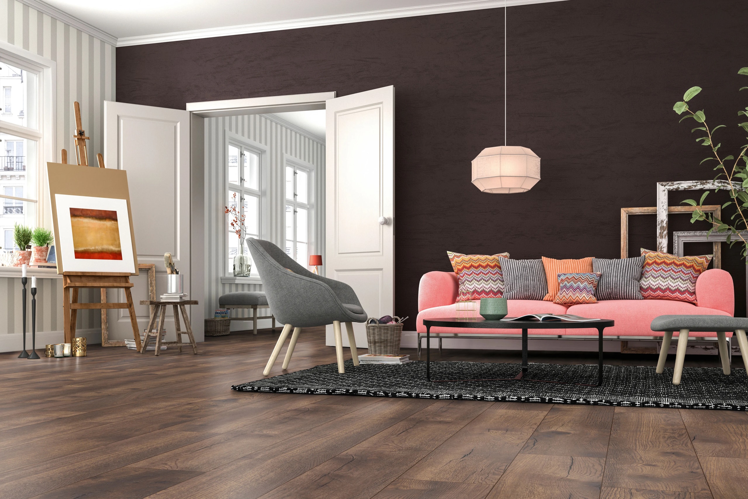 Coffee Oak - LA-LHD0076-KRO - 1